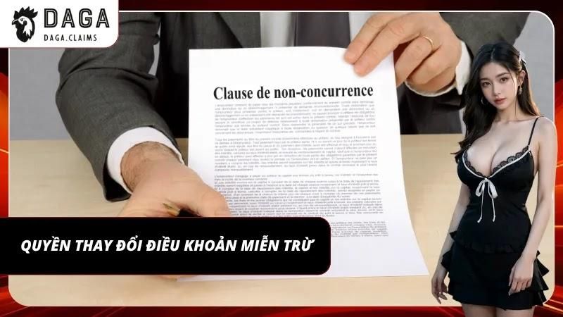 Trang điều khoản được cập nhật với nội dung mới hiển thị nổi bật trên màn hình.