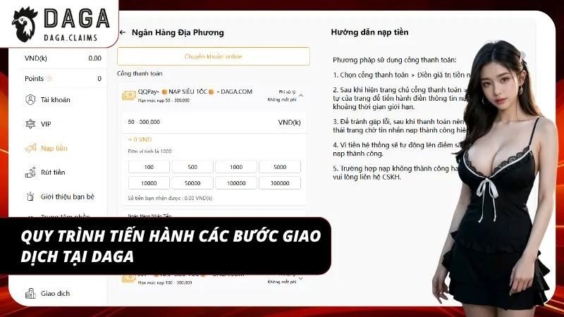 Quá trình nạp tiền tại nhà cái diễn ra cực suôn sẻ và minh bạch