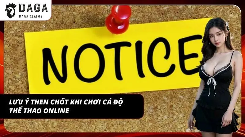 Lưu ý quan trọng khi chơi cá cược thể thao